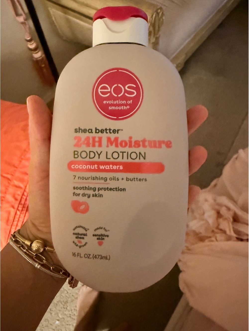 eos Shea Better 24H Moisture Body Lotion Coconut Waters 16 fl oz